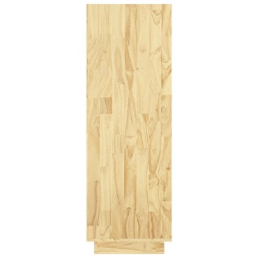 vidaXL Βιβλιοθήκη/Διαχωριστικό Χώρου 80x35x103cm Μασίφ Ξύλο Πεύκου 1 τεμ.
