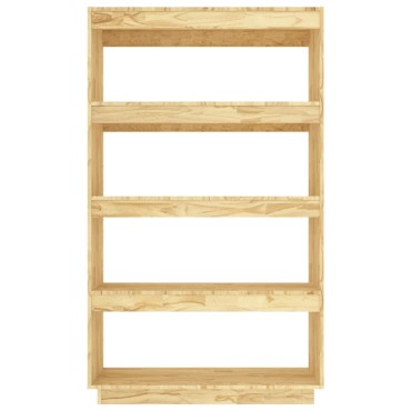 vidaXL Βιβλιοθήκη/Διαχωριστικό Χώρου 80x35x135cm Μασίφ Ξύλο Πεύκου 1 τεμ.