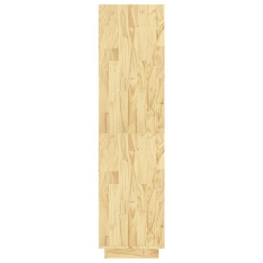 vidaXL Βιβλιοθήκη/Διαχωριστικό Χώρου 80x35x135cm Μασίφ Ξύλο Πεύκου 1 τεμ.