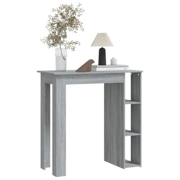 vidaXL Τραπέζι Κονσόλα Γκρι Sonoma 102x50x103,5cm από Επεξεργ. Ξύλο 1 τεμ.