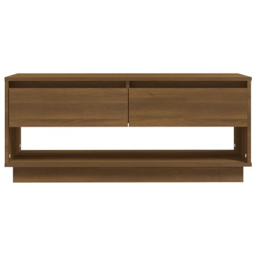 vidaXL Έπιπλο Τηλεόρασης Καπνιστή Δρυς 102x41x44cm Επεξεργασμένο Ξύλο
