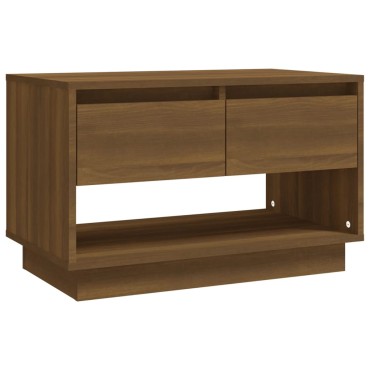 vidaXL Έπιπλο Τηλεόρασης Καφέ Δρυς 70x41x44cm Επεξεργασμένο Ξύλο