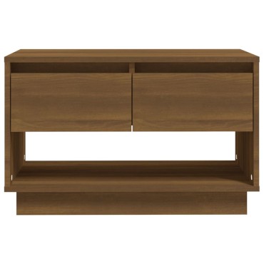 vidaXL Έπιπλο Τηλεόρασης Καφέ Δρυς 70x41x44cm Επεξεργασμένο Ξύλο