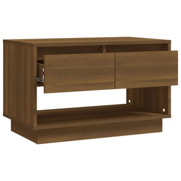 vidaXL Έπιπλο Τηλεόρασης Καφέ Δρυς 70x41x44cm Επεξεργασμένο Ξύλο