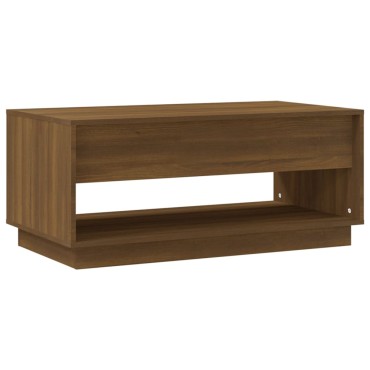 vidaXL Τραπεζάκι Σαλονιού Καφέ Δρυς 102x55x44cm Επεξεργασμένο Ξύλο 1 τεμ.
