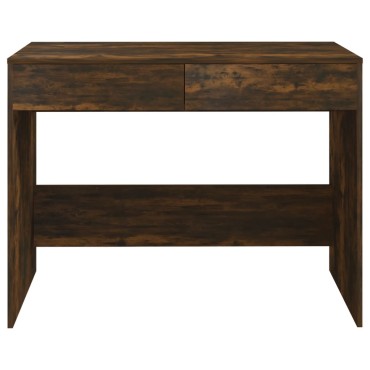 vidaXL Γραφείο Καπνιστή Δρυς 101x50x76,5cm από Μοριοσανίδα 1 τεμ.