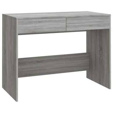 vidaXL Γραφείο Γκρι Sonoma 100x50x76,5cm από Επεξεργασμένο Ξύλο 1 τεμ.