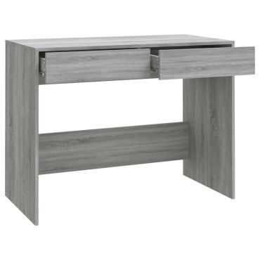 vidaXL Γραφείο Γκρι Sonoma 100x50x76,5cm από Επεξεργασμένο Ξύλο 1 τεμ.