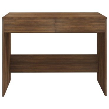 vidaXL Γραφείο Καφέ Δρυς 101x50x76,5cm από Επεξεργασμένο Ξύλο 1 τεμ.