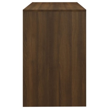 vidaXL Γραφείο Καφέ Δρυς 101x50x76,5cm από Επεξεργασμένο Ξύλο 1 τεμ.