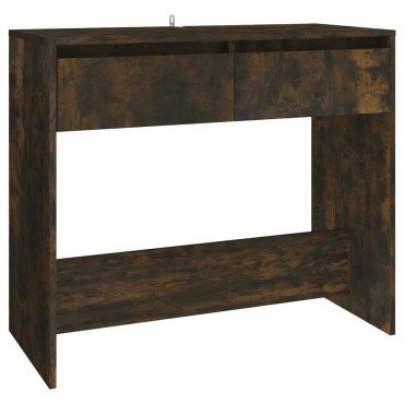 vidaXL Τραπέζι Κονσόλα Καπνιστή Δρυς 89x41x76,5cm Επεξεργασμένο Ξύλο 1 τεμ.