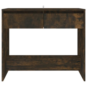 vidaXL Τραπέζι Κονσόλα Καπνιστή Δρυς 89x41x76,5cm Επεξεργασμένο Ξύλο 1 τεμ.