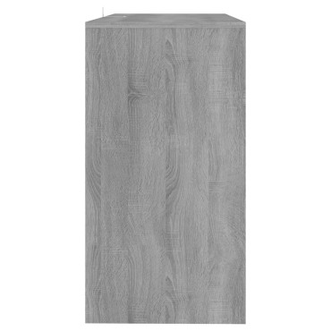 vidaXL Τραπέζι Κονσόλα Γκρι Sonoma 89x41x76,5cm Επεξεργασμένο Ξύλο 1 τεμ.