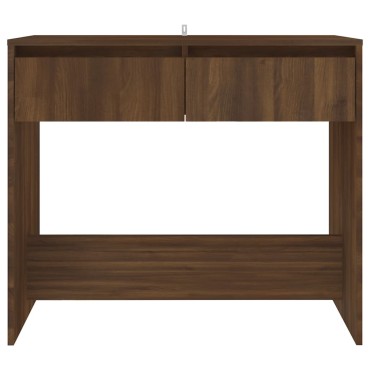 vidaXL Τραπέζι Κονσόλα Καφέ Δρυς 89x41x76,5cm Επεξεργασμένο Ξύλο 1 τεμ.