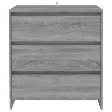 vidaXL Μπουφές Γκρι Sonoma 70x41x75cm από Επεξεργασμένο Ξύλο 1 τεμ.