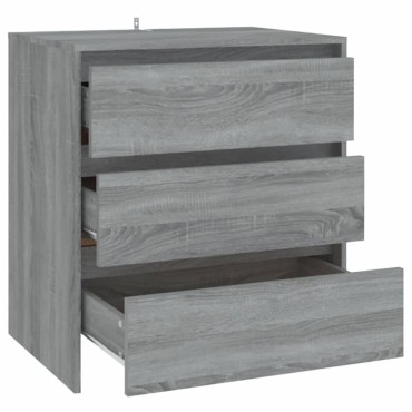 vidaXL Μπουφές Γκρι Sonoma 70x41x75cm από Επεξεργασμένο Ξύλο 1 τεμ.
