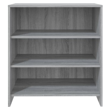 vidaXL Ραφιέρα Γκρι Sonoma 70x40,5x75cm από Μοριοσανίδα 1 τεμ.