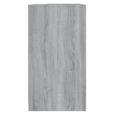 vidaXL Ραφιέρα Γκρι Sonoma 70x40,5x75cm από Μοριοσανίδα 1 τεμ.