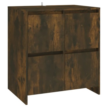 vidaXL Μπουφές Καπνιστή Δρυς 70x41x75cm από Επεξεργασμένο Ξύλο 1 τεμ.