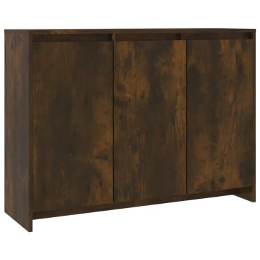 vidaXL Μπουφές Καπνιστή Δρυς 102x33x75cm Επεξεργασμένο Ξύλο 1 τεμ.