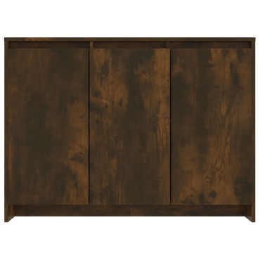 vidaXL Μπουφές Καπνιστή Δρυς 102x33x75cm Επεξεργασμένο Ξύλο 1 τεμ.