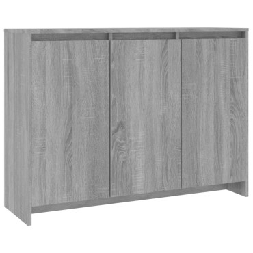 vidaXL Μπουφές Γκρι Sonoma 102x33x75cm από Επεξεργασμένο Ξύλο 1 τεμ.