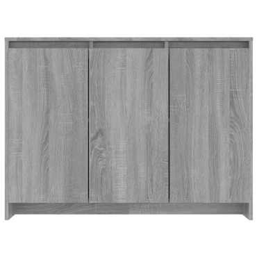 vidaXL Μπουφές Γκρι Sonoma 102x33x75cm από Επεξεργασμένο Ξύλο 1 τεμ.