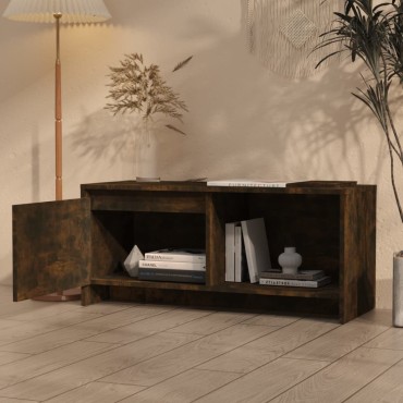 vidaXL Έπιπλο Τηλεόρασης Καπνιστή Δρυς 90x35x40cm Επεξ. Ξύλο