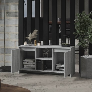 vidaXL Έπιπλο Τηλεόρασης Γκρι Sonoma 102x37,5x52,5cm από Επεξ. Ξύλο