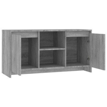 vidaXL Έπιπλο Τηλεόρασης Γκρι Sonoma 102x37,5x52,5cm από Επεξ. Ξύλο