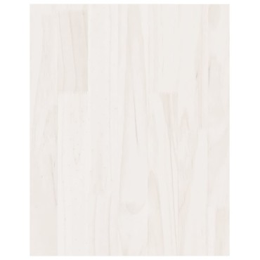 vidaXL Έπιπλο Τηλεόρασης Λευκό 70x33x42cm από Μασίφ Ξύλο Πεύκου