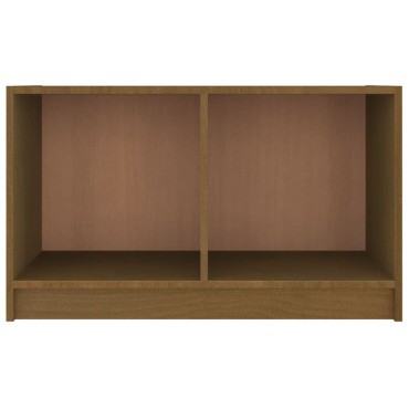 vidaXL Έπιπλο Τηλεόρασης Μελί 70x33x42cm από Μασίφ Ξύλο Πεύκου