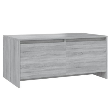 vidaXL Τραπεζάκι Σαλονιού Γκρι Sonoma 90x50x41,5cm Επεξ. Ξύλο 1 τεμ.