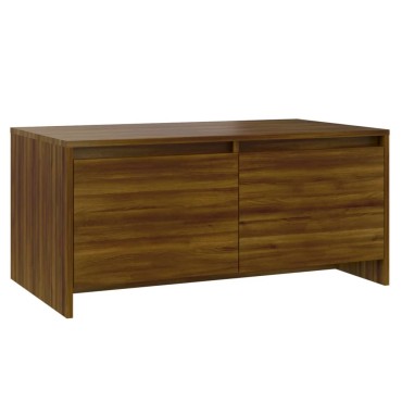 vidaXL Τραπεζάκι Σαλονιού Καφέ Δρυς 90x50x41,5cm Επεξεργασμένο Ξύλο 1 τεμ.