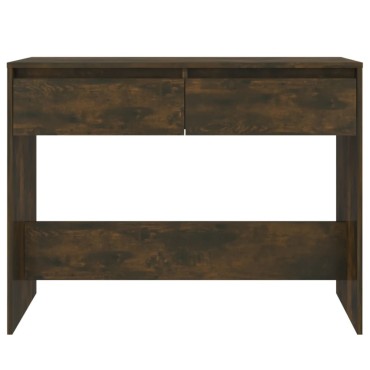 vidaXL Τραπέζι Κονσόλα Καπνιστή Δρυς 100x35x76,5cm Επεξ. Ξύλο 1 τεμ.