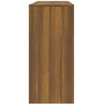 vidaXL Τραπέζι Κονσόλα Καφέ Δρυς 100x35x76,5cm Επεξεργασμένο Ξύλο 1 τεμ.
