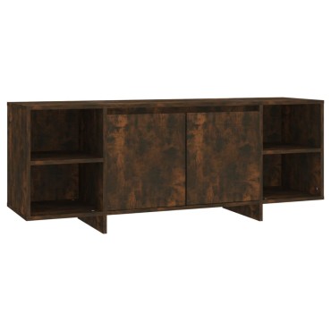vidaXL Έπιπλο Τηλεόρασης Καπνιστή Δρυς 130x35x50cm από Μοριοσανίδα