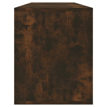 vidaXL Έπιπλο Τηλεόρασης Καπνιστή Δρυς 130x35x50cm από Μοριοσανίδα