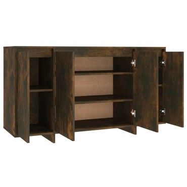 vidaXL Ντουλάπι Καπνιστή Δρυς 135x41x75cm Επεξεργασμένο Ξύλο 1 τεμ.