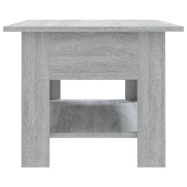 vidaXL Τραπεζάκι Σαλονιού Γκρι Sonoma 102x55x42cm Επεξεργασμένο Ξύλο 1 τεμ.