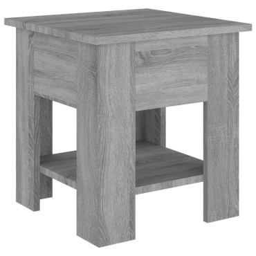 vidaXL Τραπεζάκι Σαλονιού Γκρι Sonoma 40x40x42cm από Συνθ. Ξύλο 1 τεμ.