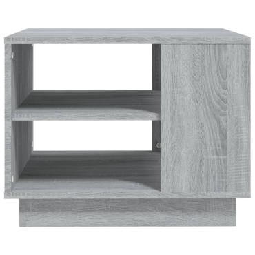 vidaXL Τραπεζάκι Σαλονιού Γκρι Sonoma 55x55x43cm Επεξεργασμένο Ξύλο 1 τεμ.