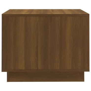vidaXL Τραπεζάκι Σαλονιού Καφέ Δρυς 55x55x43cm Μοριοσανίδα 1 τεμ.