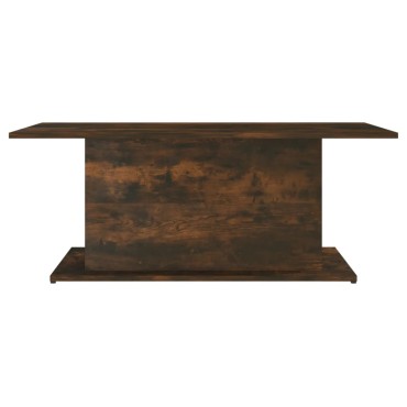 vidaXL Τραπεζάκι Σαλονιού Καπνιστή Δρυς 102x55,5x40cm Επεξεργ. Ξύλο 1 τεμ.