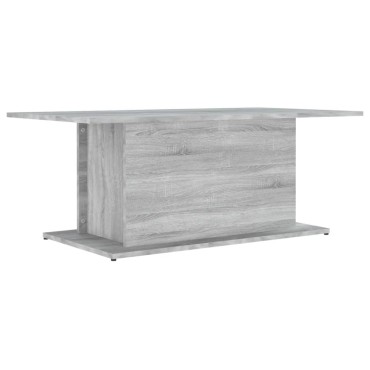 vidaXL Τραπεζάκι Σαλονιού Γκρι Sonoma 102x55,5x40cm Επεξεργασμένο Ξύλο 1 τεμ.