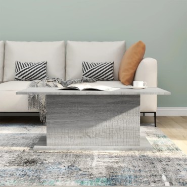 vidaXL Τραπεζάκι Σαλονιού Γκρι Sonoma 102x55,5x40cm Επεξεργασμένο Ξύλο 1 τεμ.