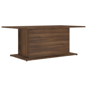vidaXL Τραπεζάκι Σαλονιού Καφέ Δρυς 102x55,5x40cm Επεξεργ. Ξύλο 1 τεμ.
