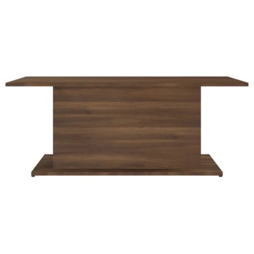 vidaXL Τραπεζάκι Σαλονιού Καφέ Δρυς 102x55,5x40cm Επεξεργ. Ξύλο 1 τεμ.