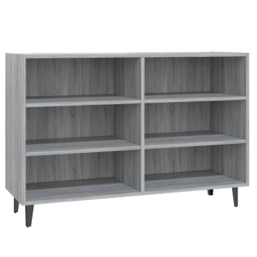 vidaXL Ραφιέρα Γκρι Sonoma 103,5x35x70cm από Επεξεργασμένο Ξύλο 1 τεμ.