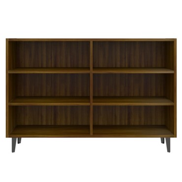 vidaXL Ραφιέρα Καφέ Δρυς 103,5x35x70cm από Επεξεργ. Ξύλο 1 τεμ.